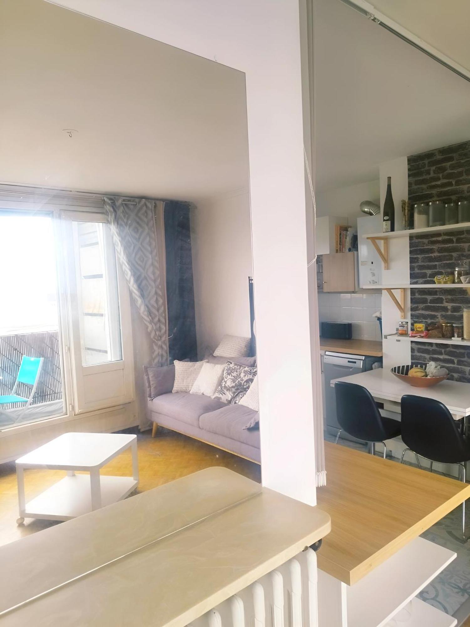 Charmant Appartement Lumineux - Dernier Etage Avec Balcon - Proche Centre-Ville Nantes Bagian luar foto