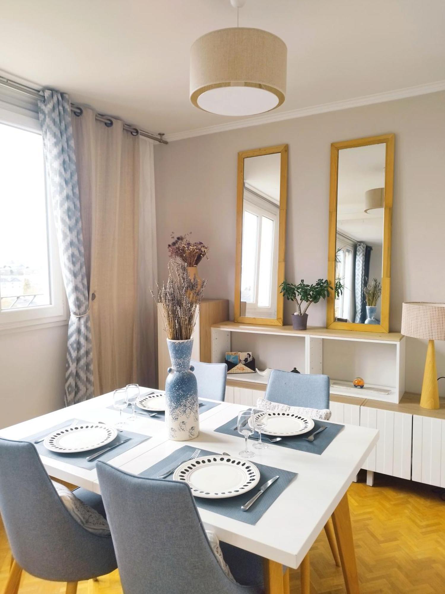 Charmant Appartement Lumineux - Dernier Etage Avec Balcon - Proche Centre-Ville Nantes Bagian luar foto